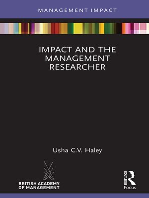 cover image of Impact and the Management Researcher